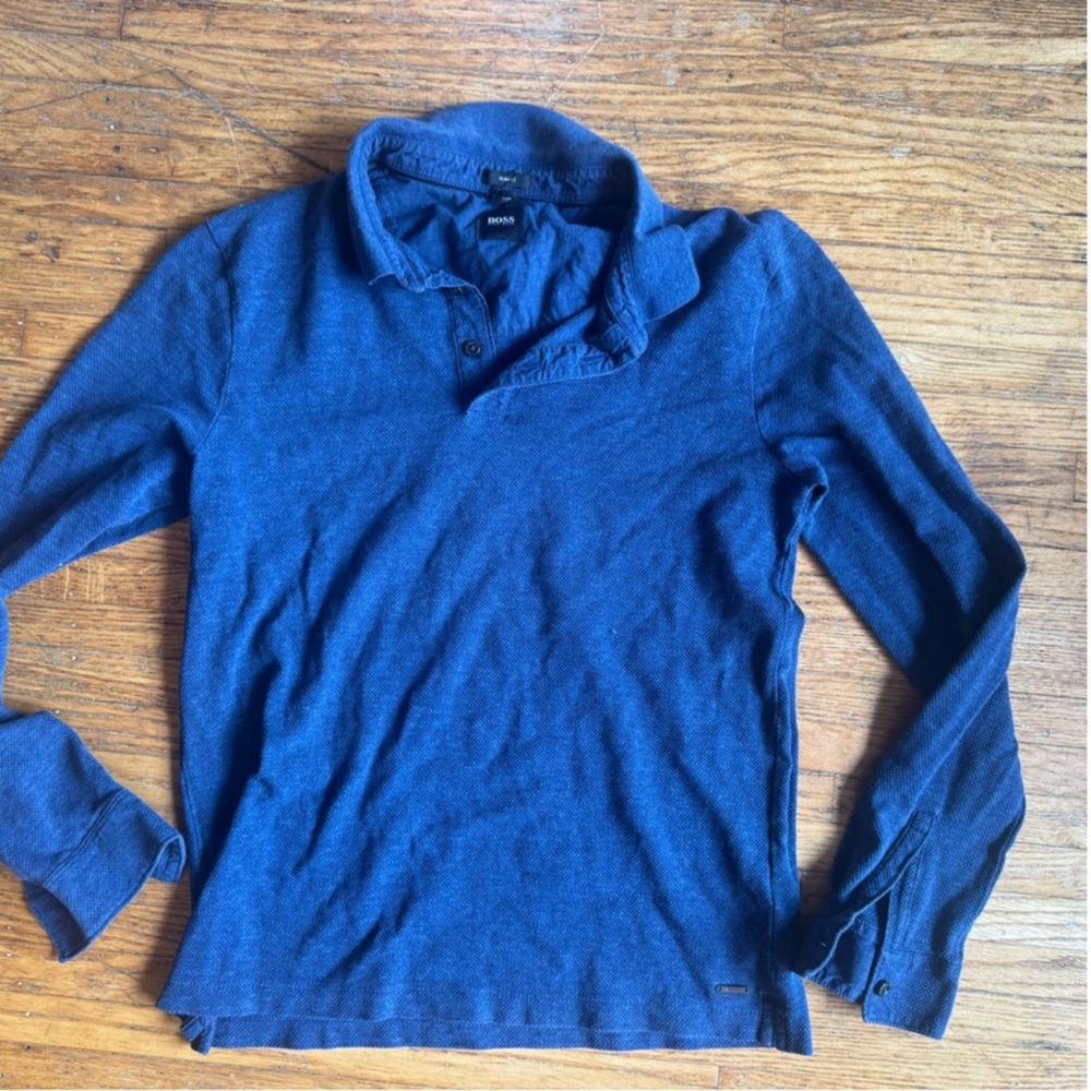 Hugo Boss Blue Slim Fit Polo Shirt